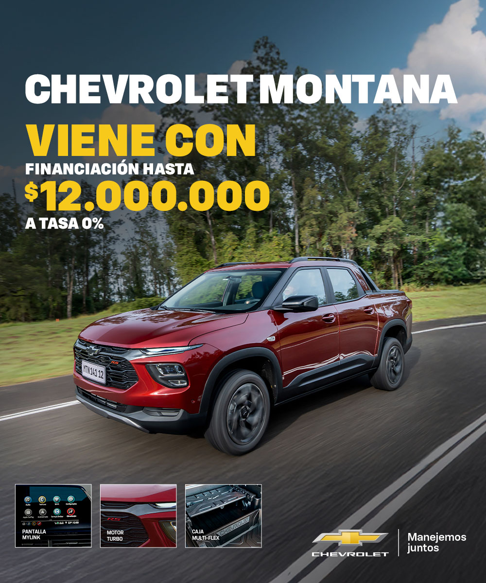 Chevrolet Montana 2026 - Pickup funcional y robusta.